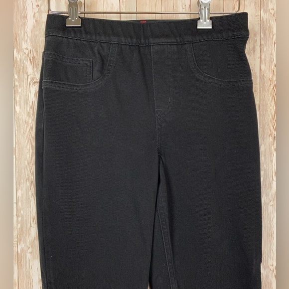 Spanx Black Denim Jeggings Size Small - Picture 2 of 14